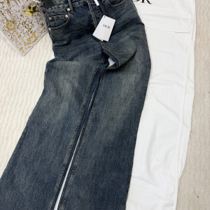 Dior 복고 빈티지 데님 진