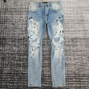 페인트 스플래시 디스트로이드 데님